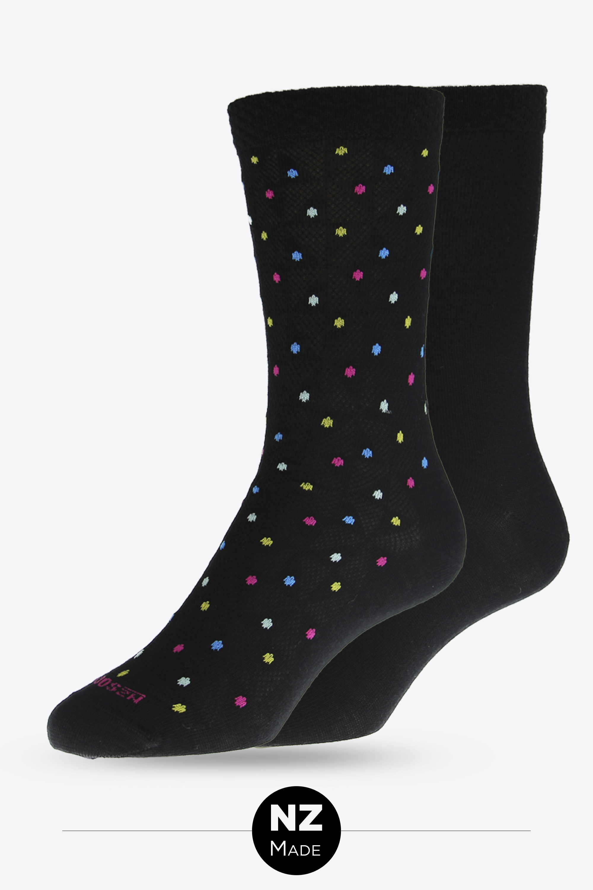 Merino Neon Pop 2 Pack - black